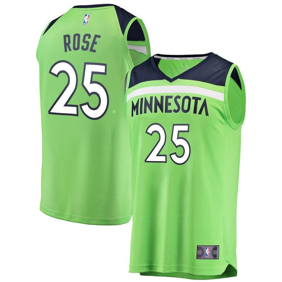 Men's Basketball Jersey Derrick Rose 25# Minnesota Timberwolves Sports Vest  Top : : Fashion