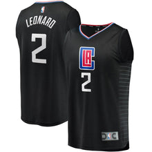 Load image into Gallery viewer, Kawhi Leonard LA Clippers Fanatics Branded Fast Break Replica Jersey Black - Statement Edition